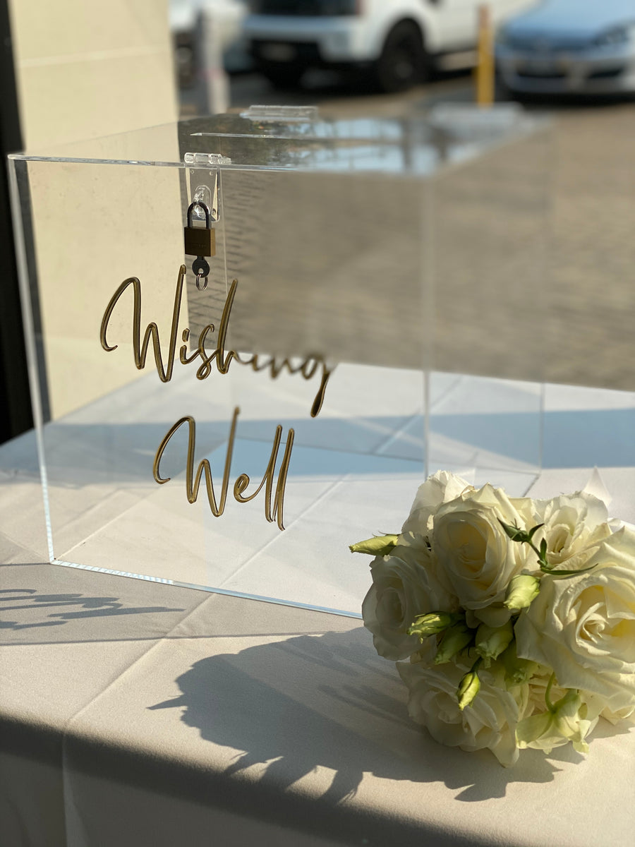 Wishing well boxes Arabella Events — free download
