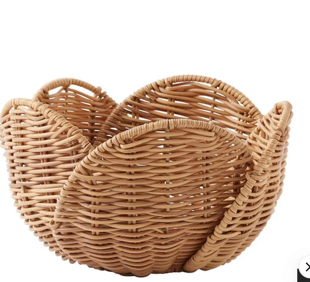 Wicker vases