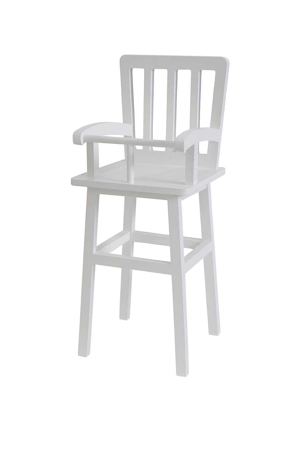 White modern high chair