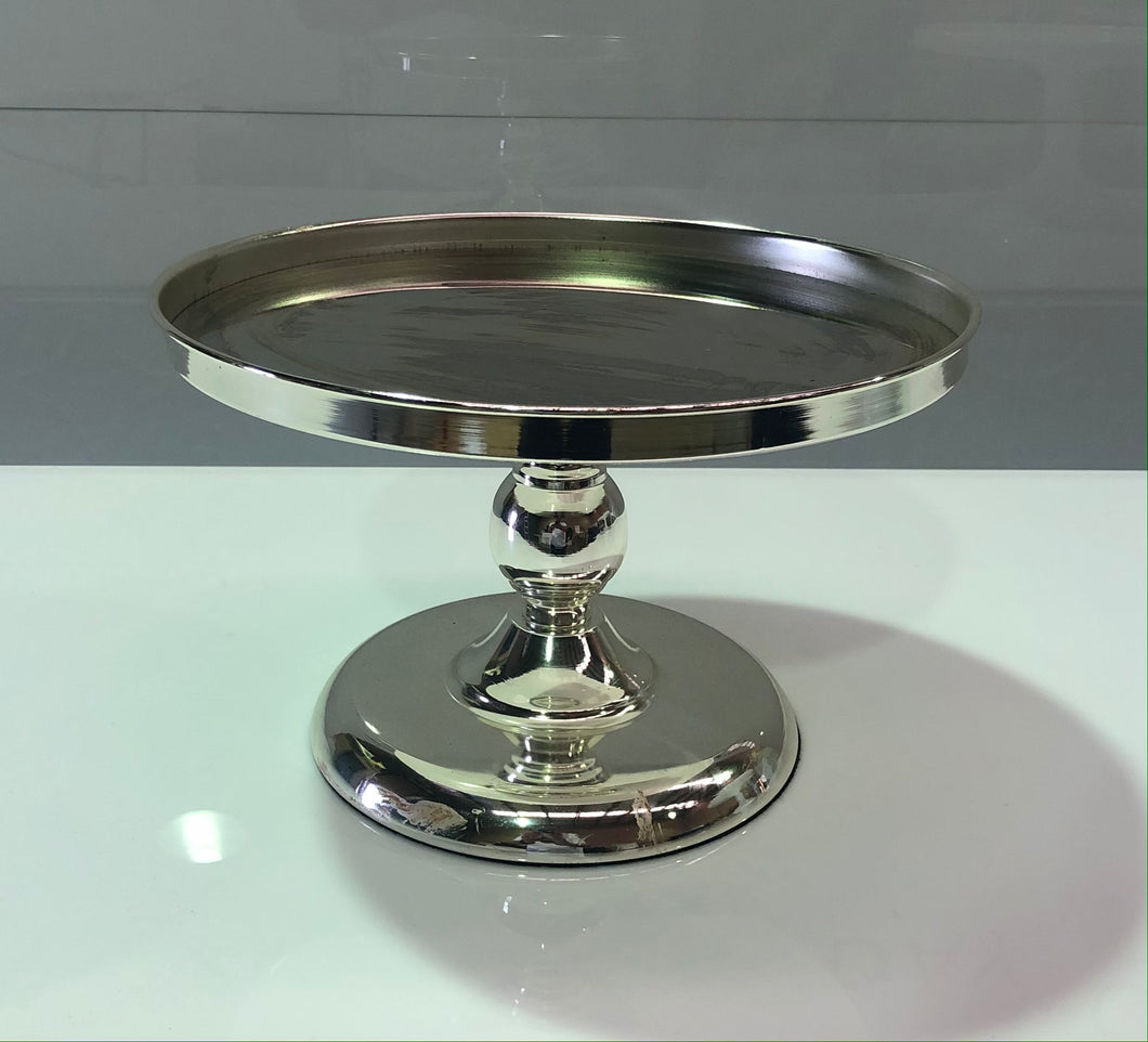 Silver cake stands